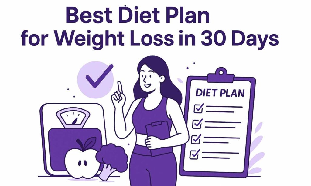 Best Diet Plan for Weight Loss in 30 Days