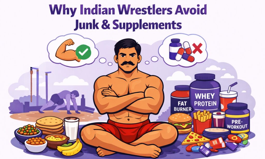 Why Indian Wrestlers Avoid Junk & Supplements