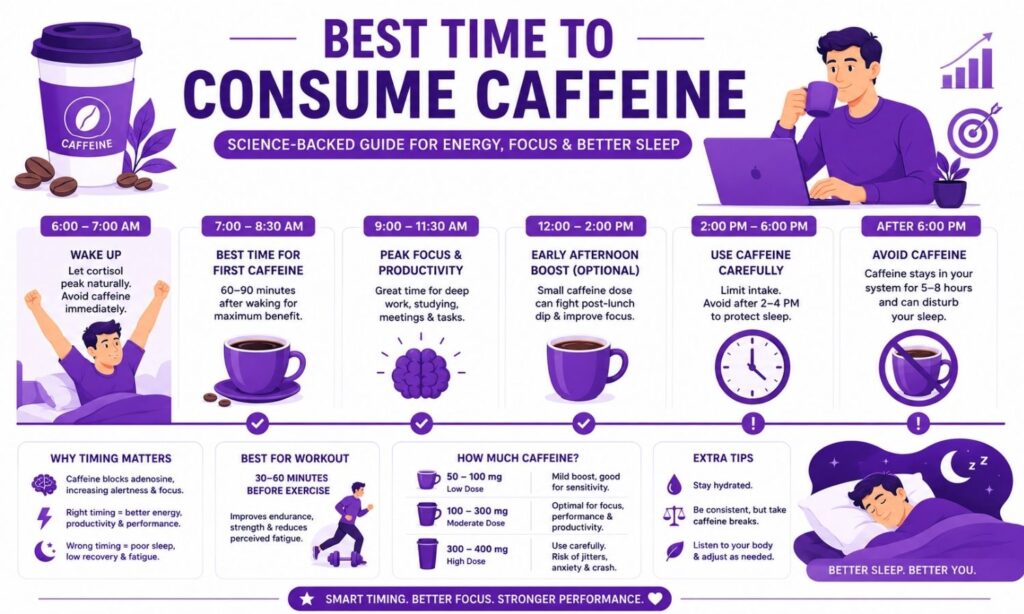 Best Time to Consume Caffeine: Science-Based Guide