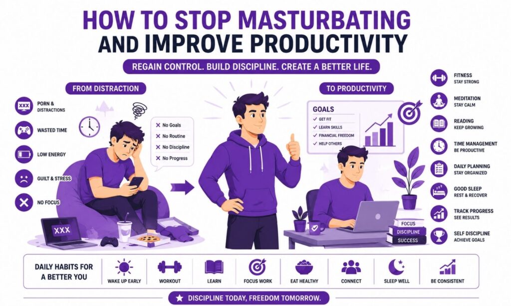 How to Stop Masturbating and Improve Productivity